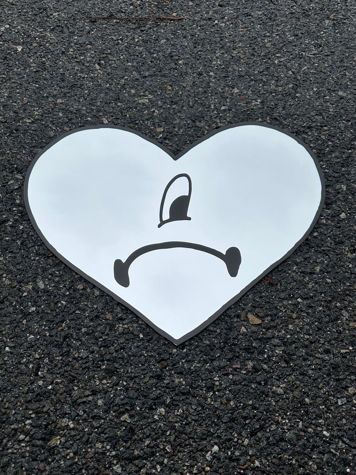 Bad Bunny Heart Mirror